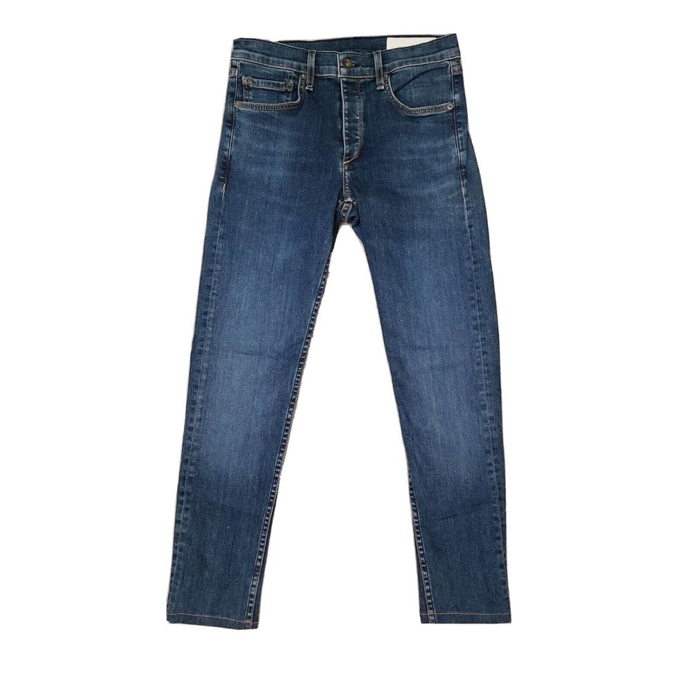 Rag & Bone Men's Fit 1 Extra Slim Button Fly Dukes Wash Jeans Size 28